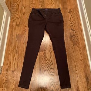 Brown skinny pants